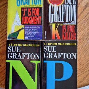 Sue Grafton Paperbacks - Set of 4